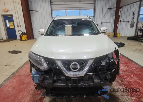 2016 Nissan Rogue Sv из США, поврежденный, VIN KNMAT2MV2GP654674